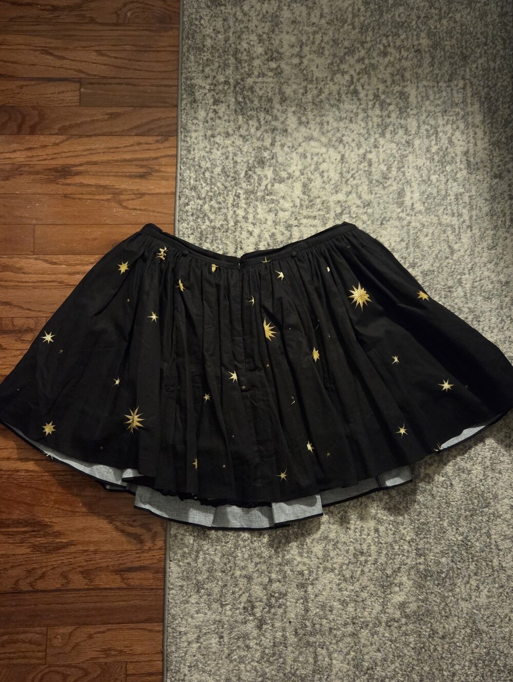 Selkie Kiera cotton star print skirt with bustles EUC - Picture 5 of 5